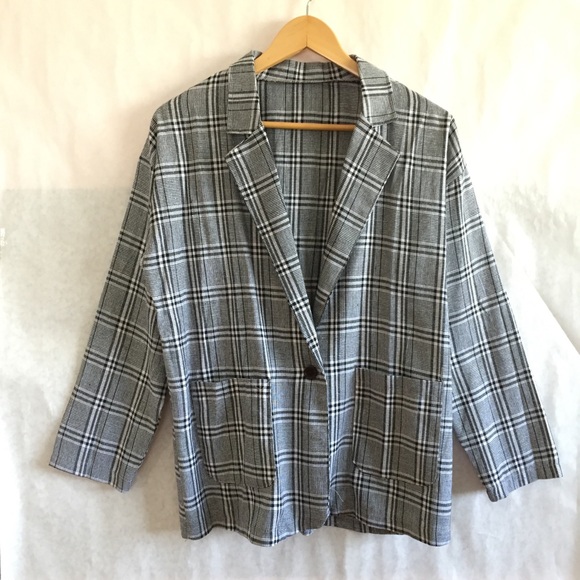 plaid blazer - Picture 5 of 8